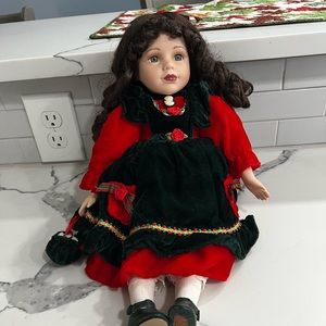 Vintage 1998Limited Samantha Collection Porcelain Doll Samantha Medici